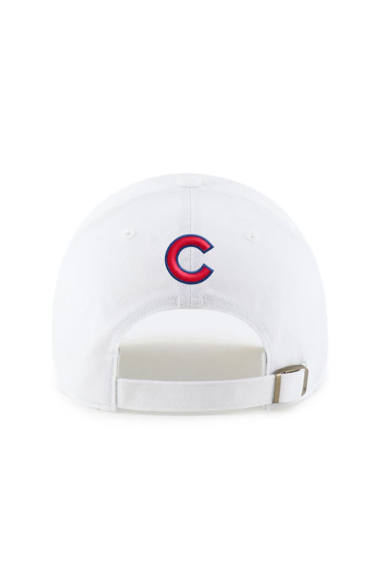 '47 Preschool '47  White Chicago Cubs Ice Cream Helmet Clean Up Adjustable Hat, Alternate, color, White