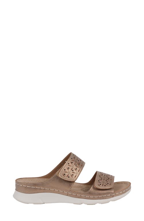 Gc Shoes Verna Slide Sandal In Bronze