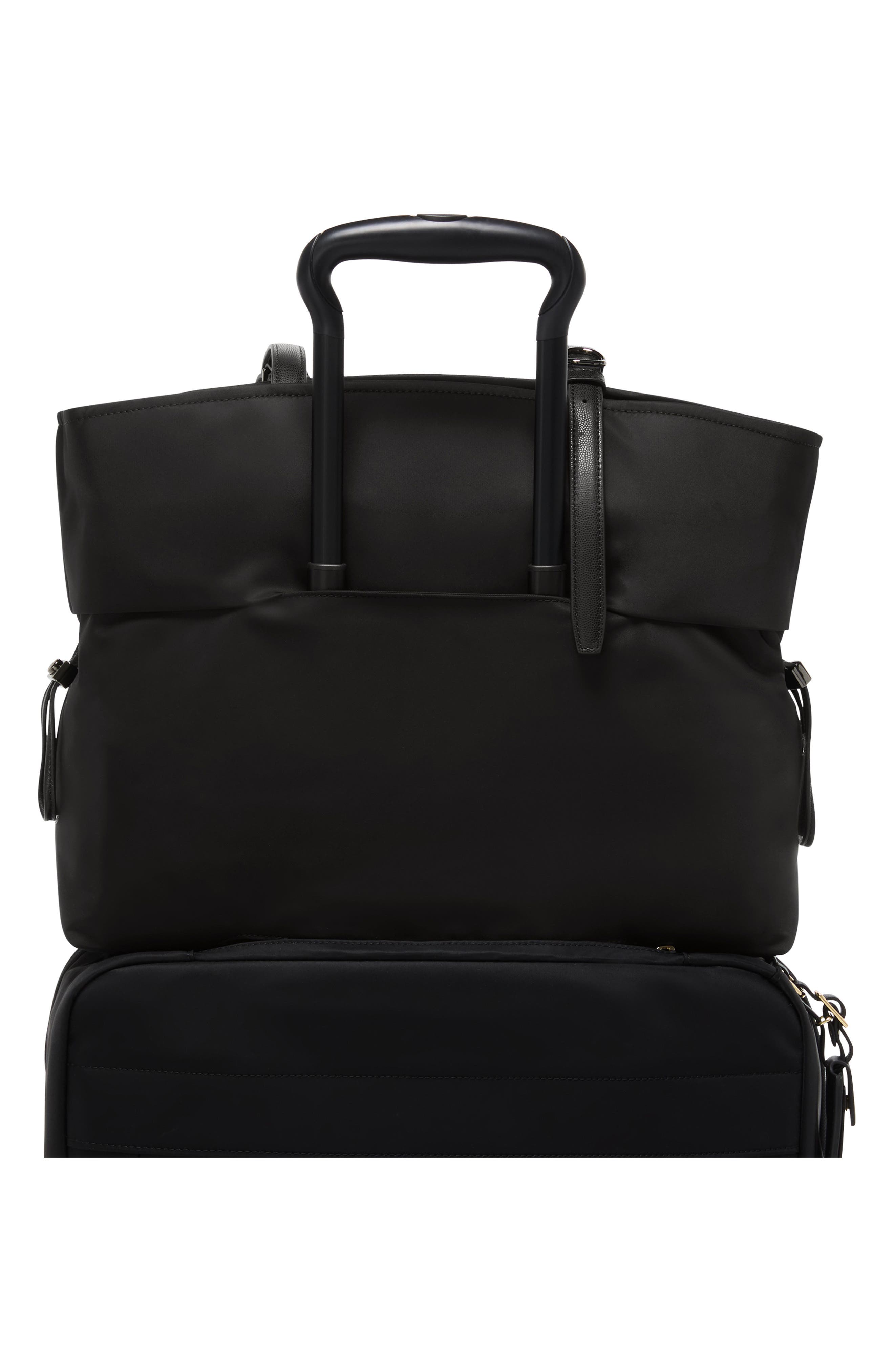 TUMI Voyageur Cam Large Tote Bag, Alternate, color, Black/ Gunmetal