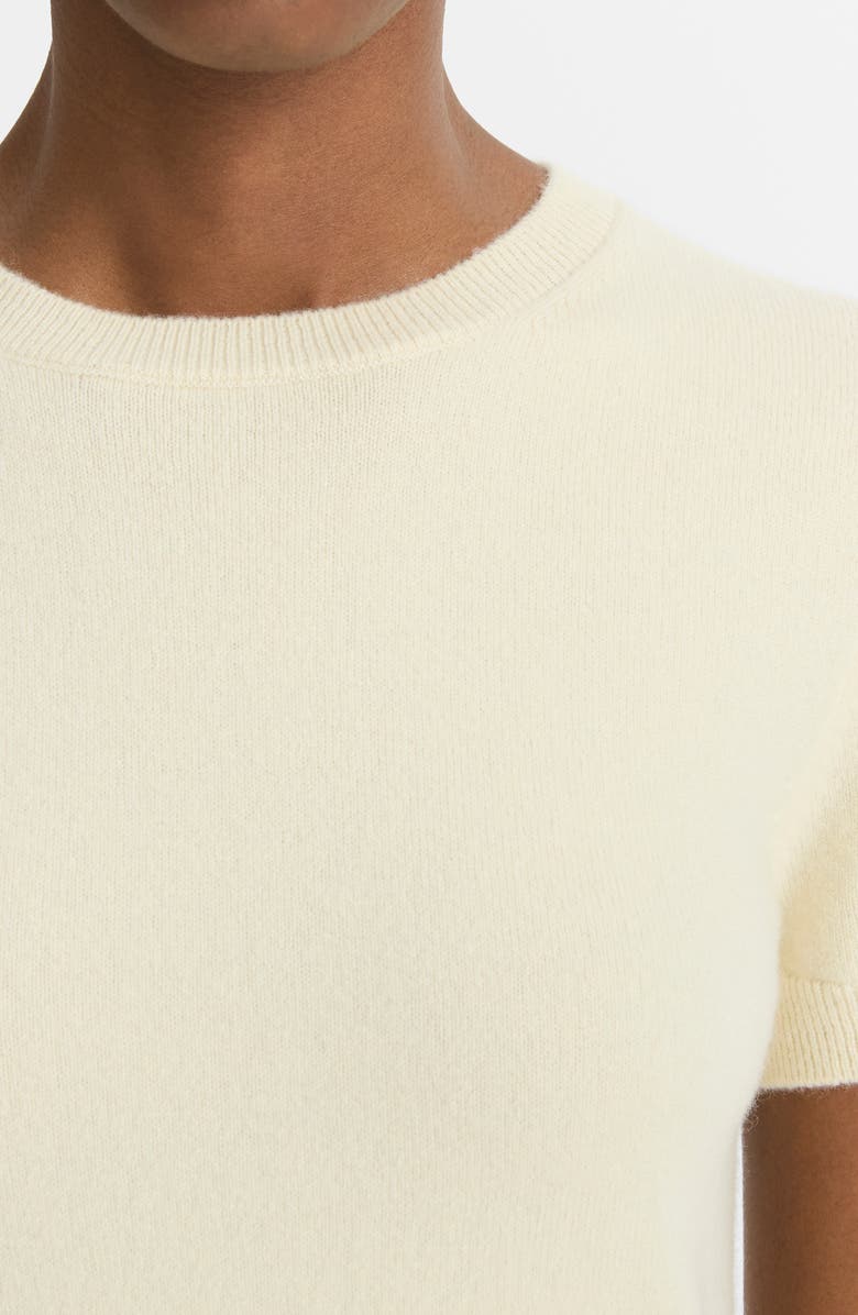 Vince Wool & Cashmere Blend Crewneck Sweater, Alternate, color, Lt Butter