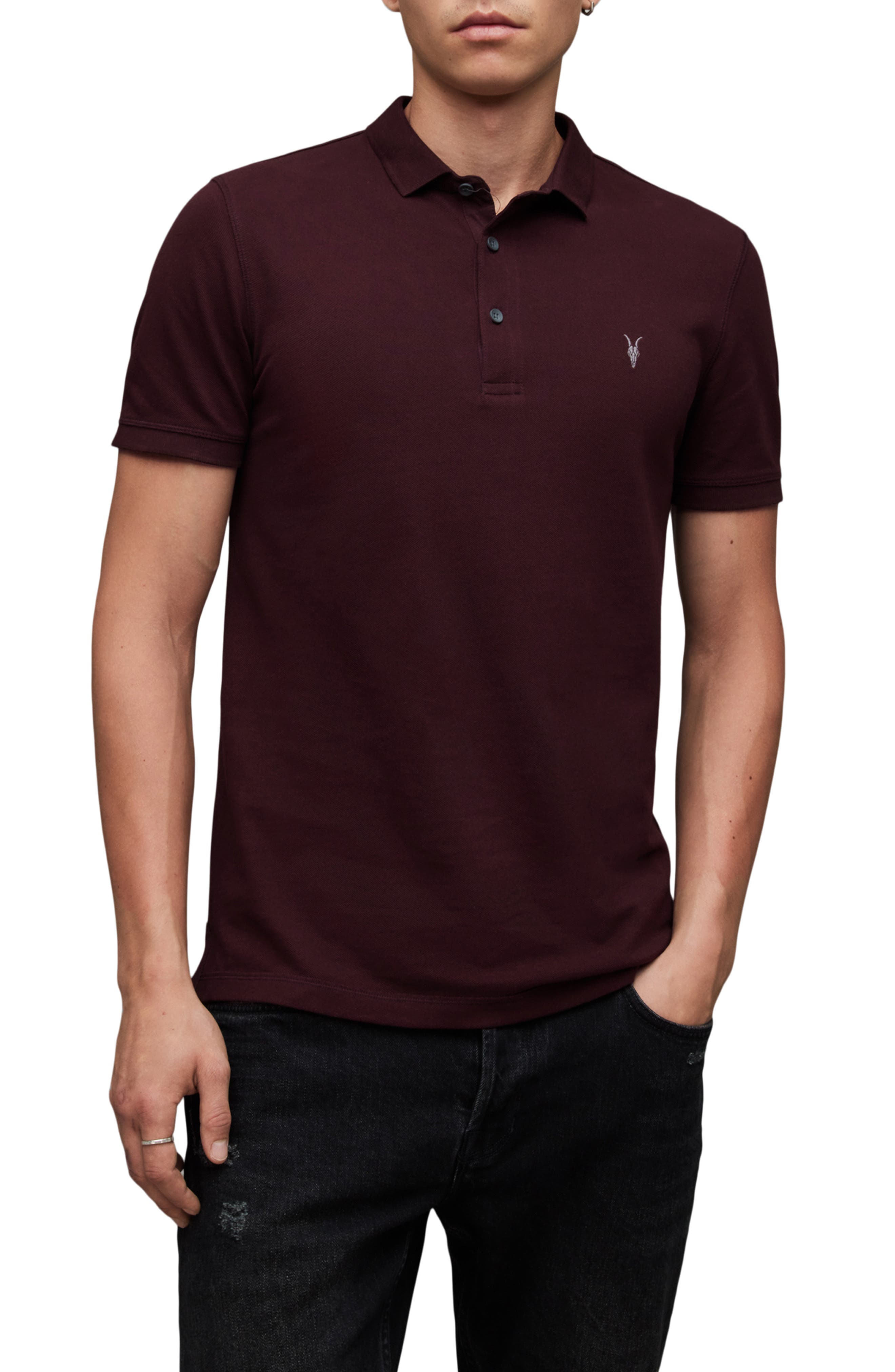 Reform Slim Fit Cotton Polo