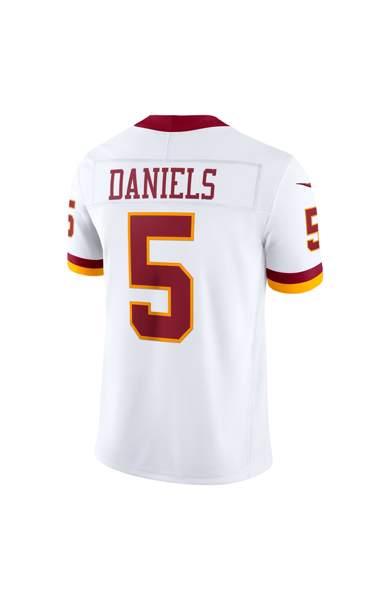 Nike Men's Nike Jayden Daniels White Washington Commanders Vapor F.U.S.E. Stitched Limited Jersey, Alternate, color, White