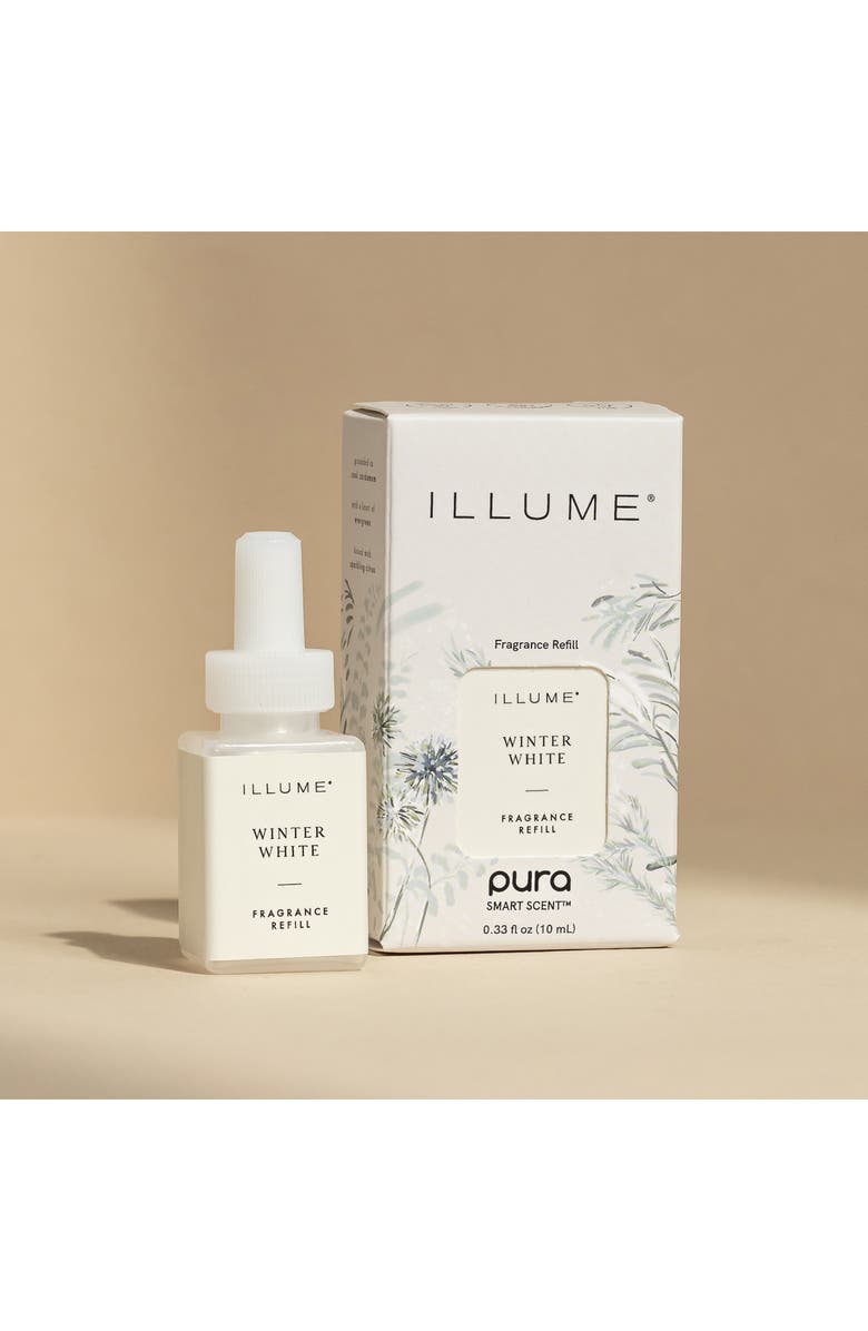 PURA x Illume Winter White Smart Fragrance Diffuser Refill, Alternate, color, Winter White