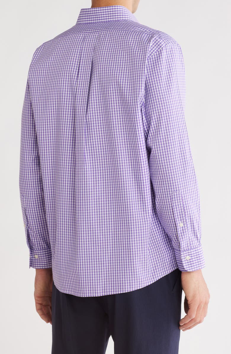 Brooks Brothers Regular Fit Check Non-Iron Dress Shirt, Alternate, color, 