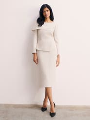 The Fold Palmerston Tweed Dress