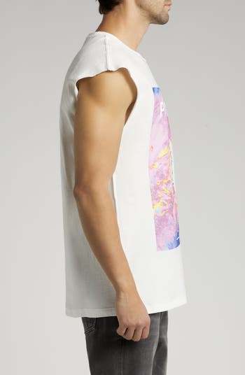 Sleeveless Graphic Muscle Tee