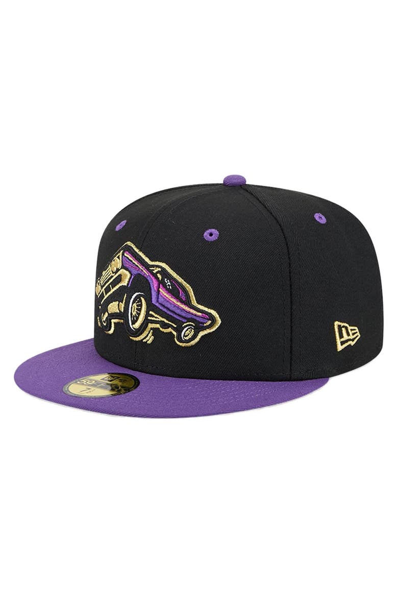 Men's New Era Black Fresno Grizzlies Copa de la Diversión 59FIFTY Fitted Hat, Alternate, color, Black