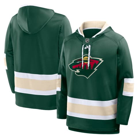 Men
s Fanatics Green Minnesota Wild Prime Time Fleece Hoodie