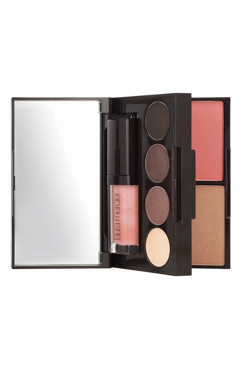 Laura Mercier 'Color to Go - Natural Nudes' Eye, Cheek & Lip Palette, Main, color, 