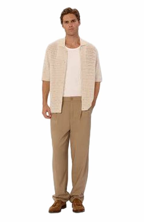 Industrie Australia The Marques Short Sleeve Shirt In Neutral