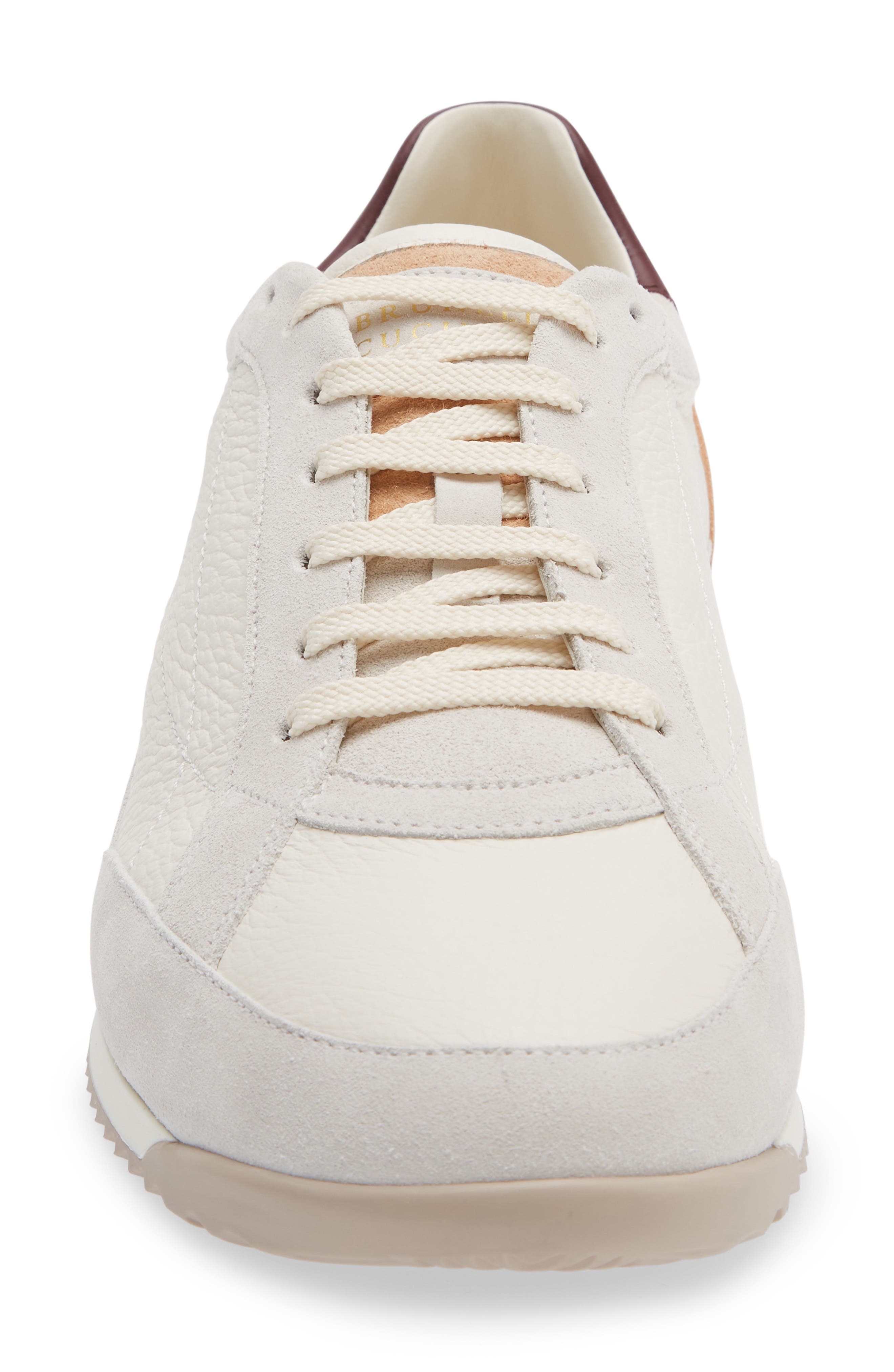 Brunello Cucinelli Minimal Sneaker, Alternate, color, White