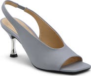 Adrienne Vittadini Janice Peep Toe Slingback Pump