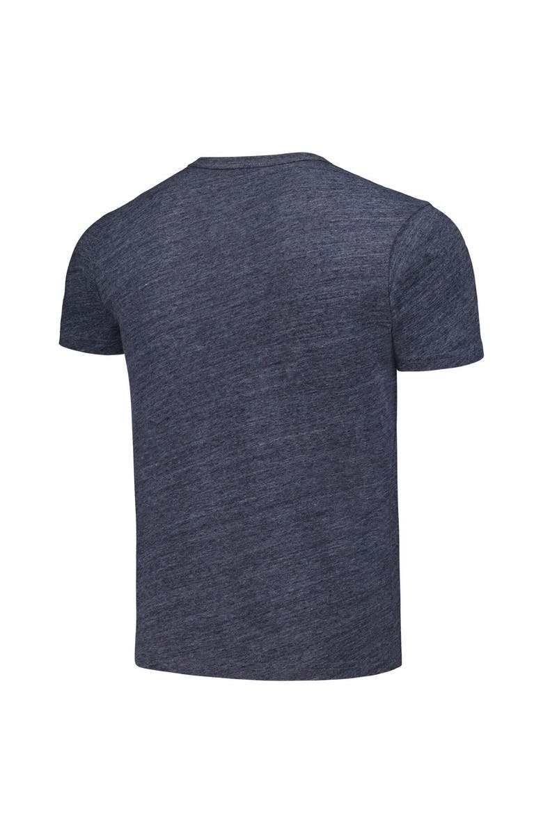 LEAGUE COLLEGIATE WEAR Men's League Collegiate Wear Heather Navy Michigan Wolverines Bendy Arch Victory Falls Tri-Blend T-Shirt, Alternate, color, Heather Navy