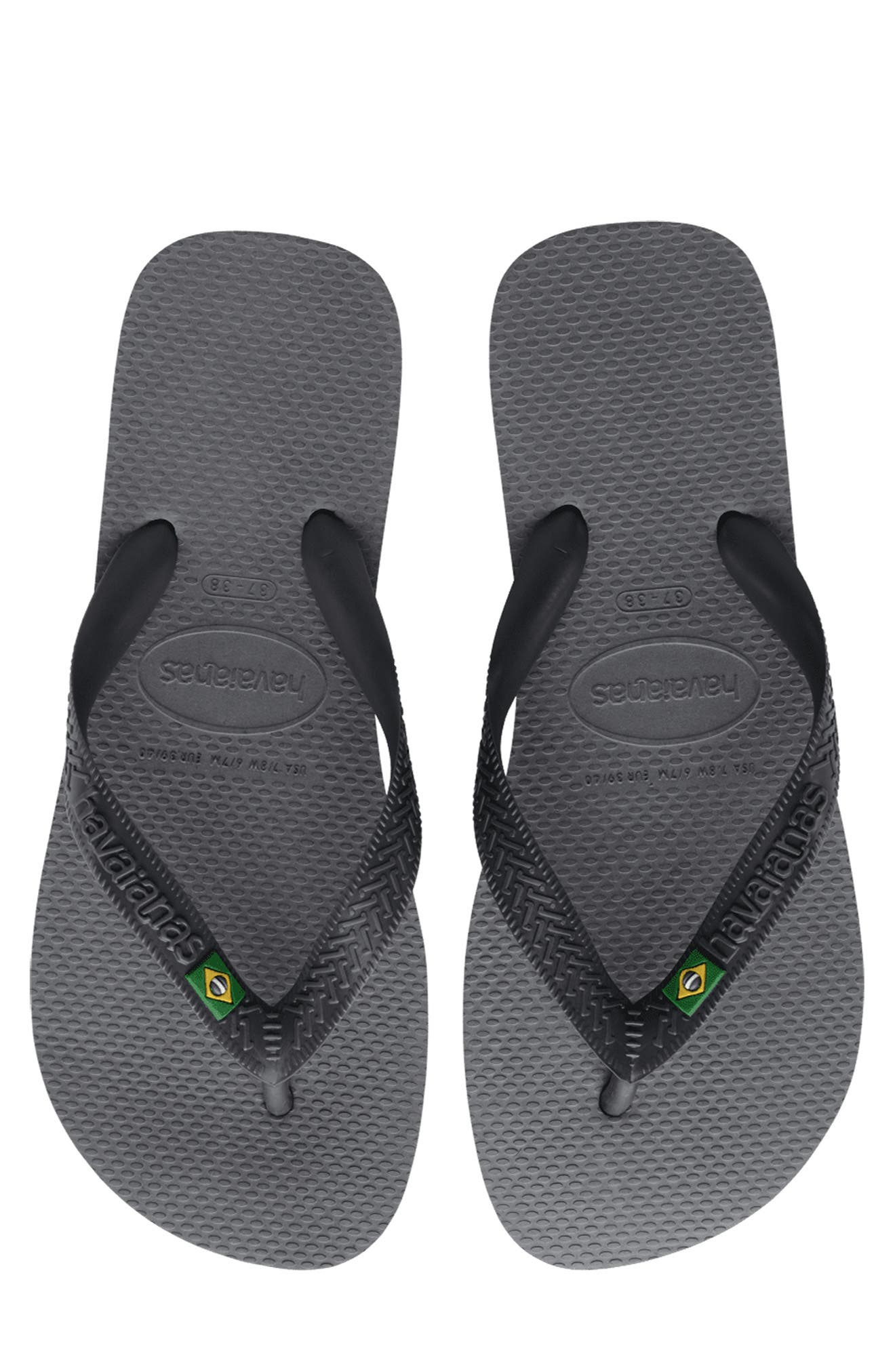Havaianas Brazil Flip Flop, Alternate, color, 