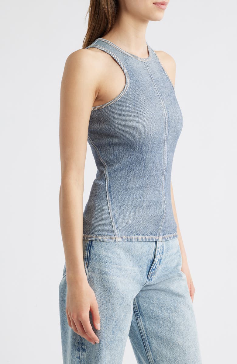 rag & bone Miramar Trompe l'Oeil Rib Jersey Tank, Alternate, color,