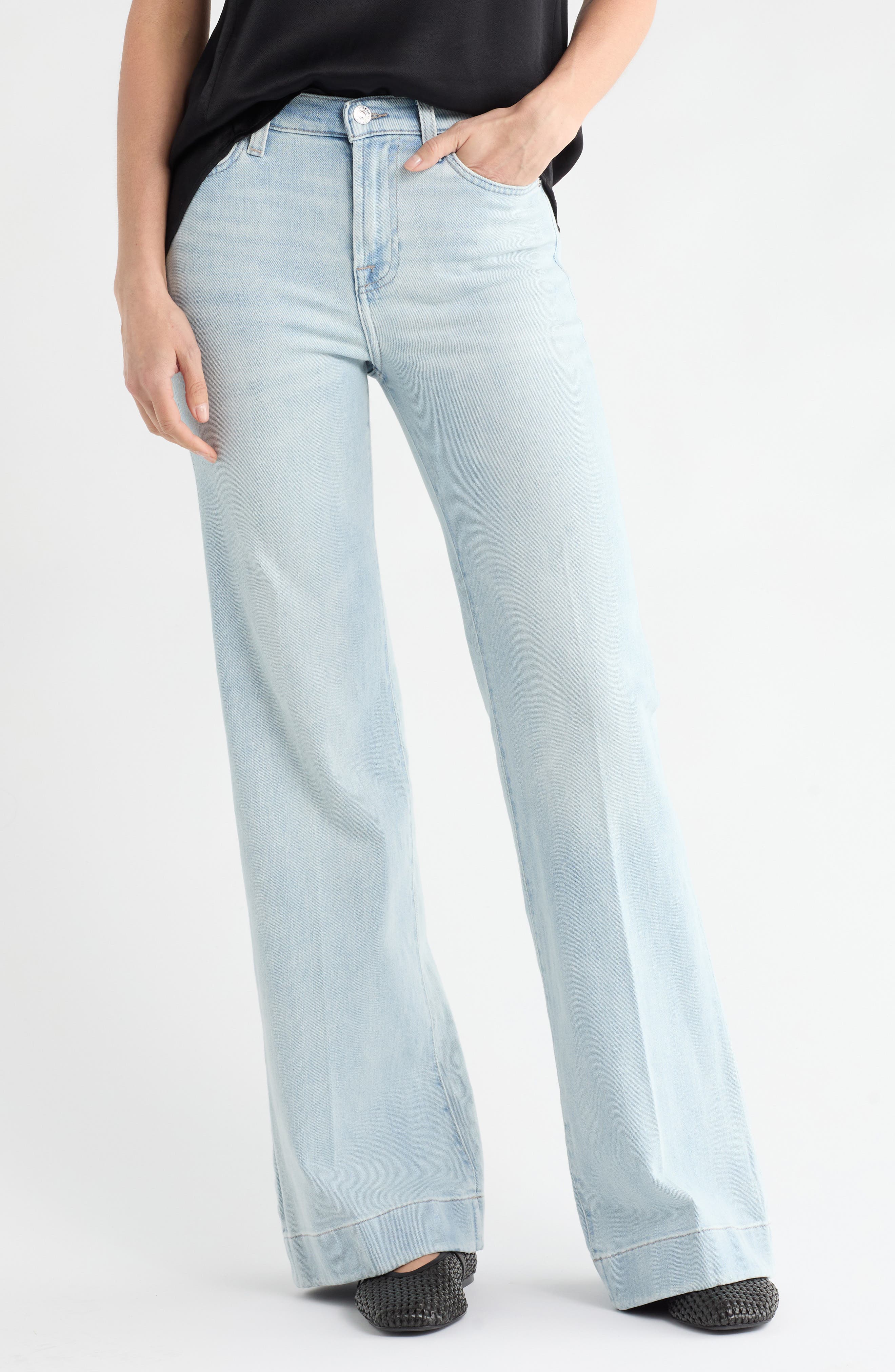 7 For All Mankind Modern Dojo High Waist Flare Leg Jeans