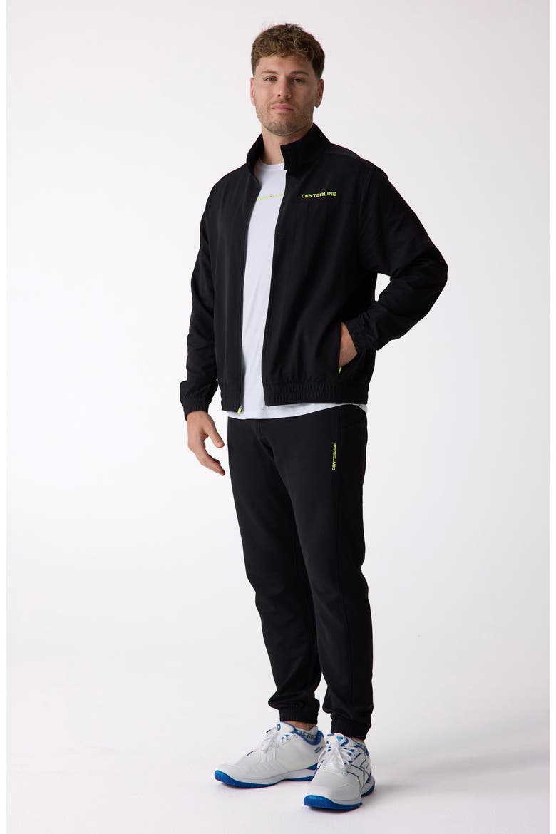 Men's Courtside Track Pants, Alternate, color, Black