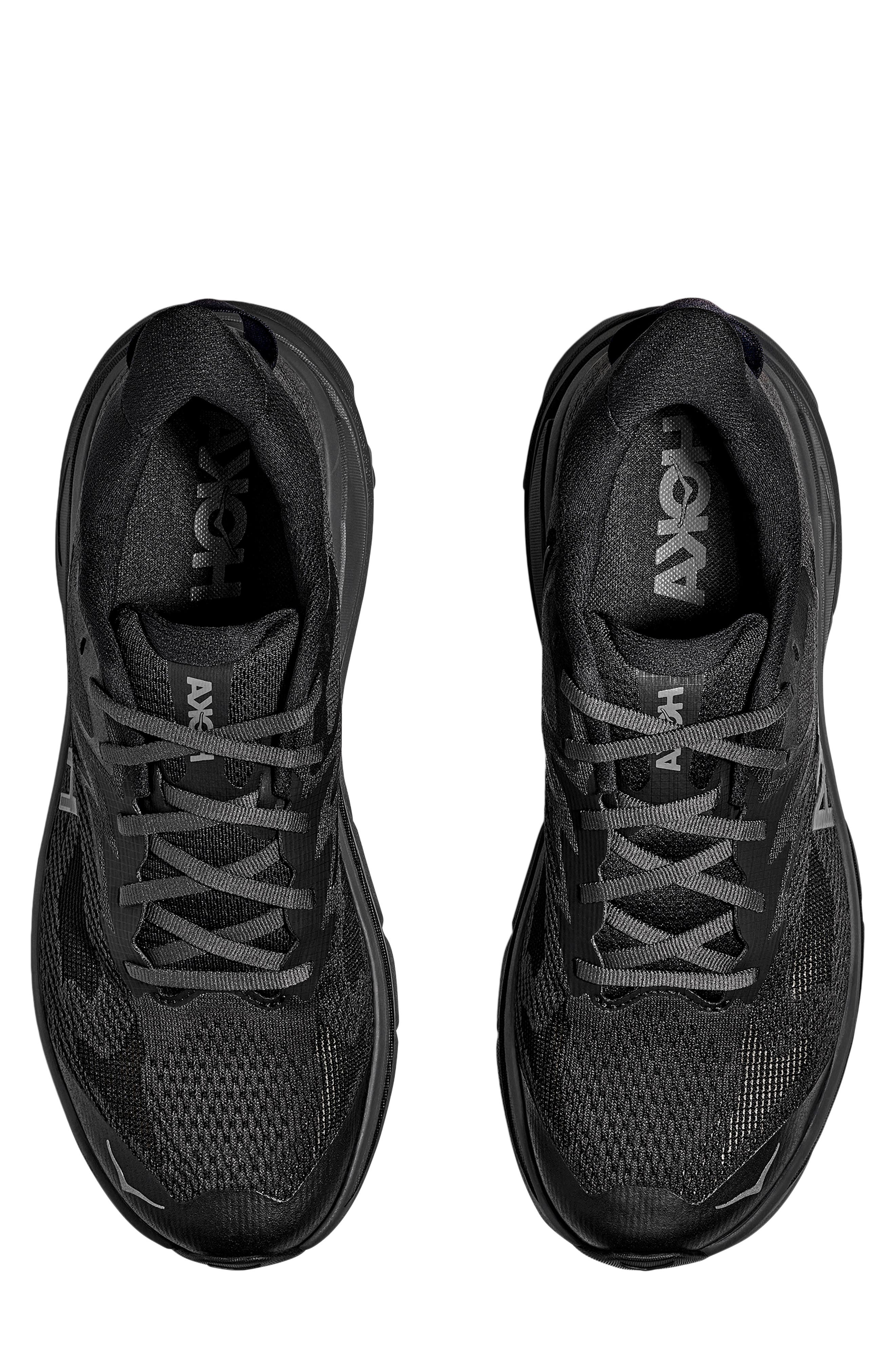 HOKA Challenger 8 Trail Running Shoe, Alternate, color, Black / Outer Orbit