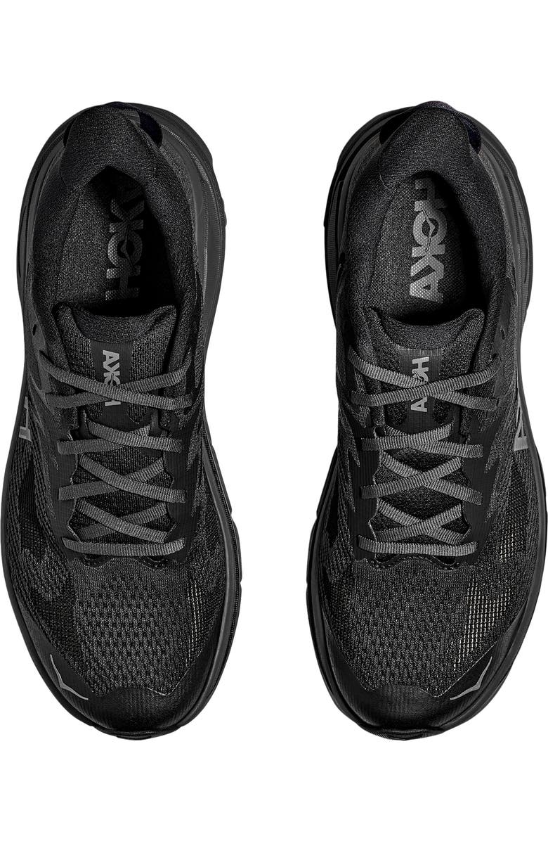 HOKA Challenger 8 Trail Running Shoe, Alternate, color, Black / Outer Orbit