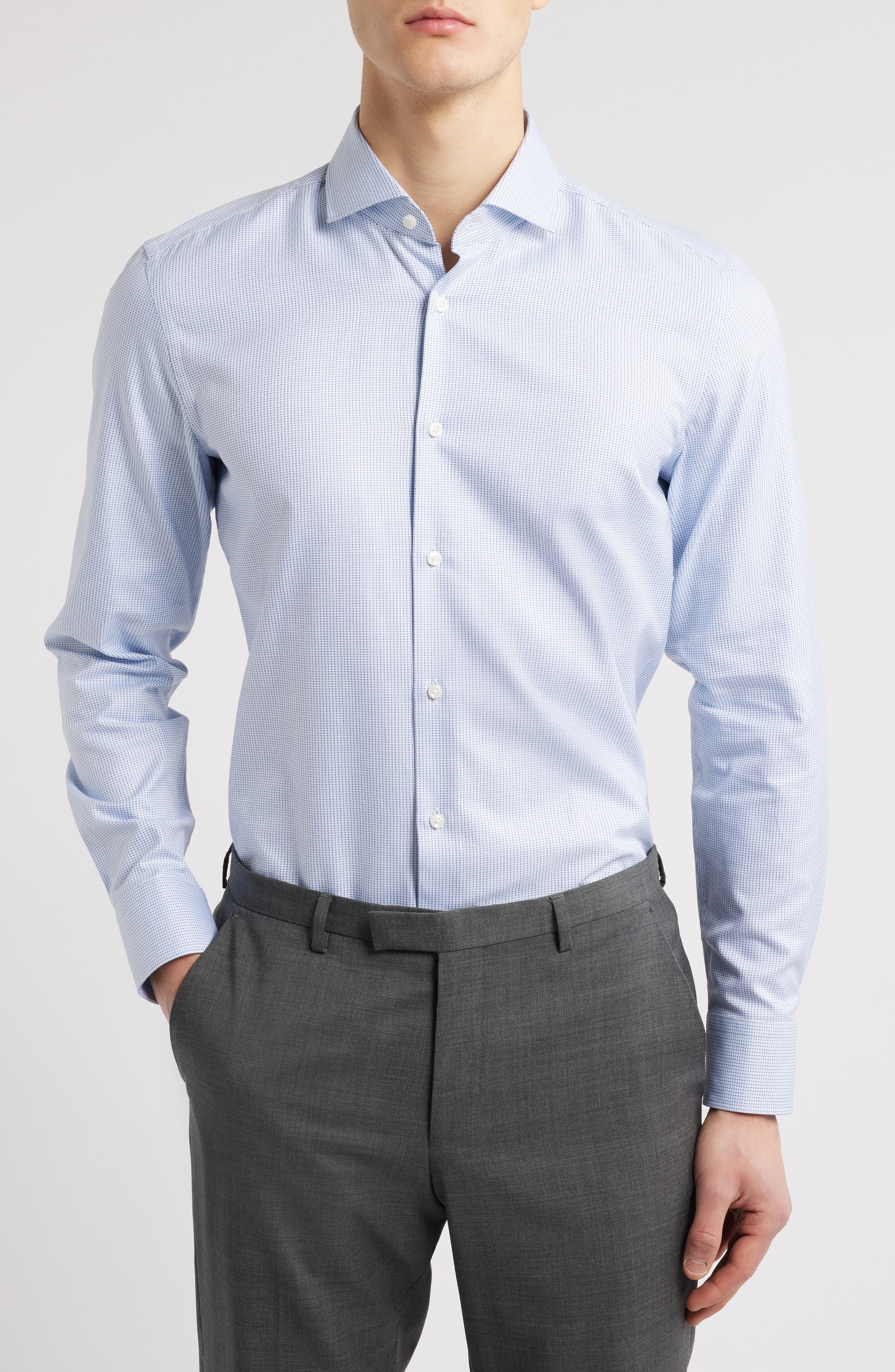 BOSS H-Hank Kent Dress Shirt