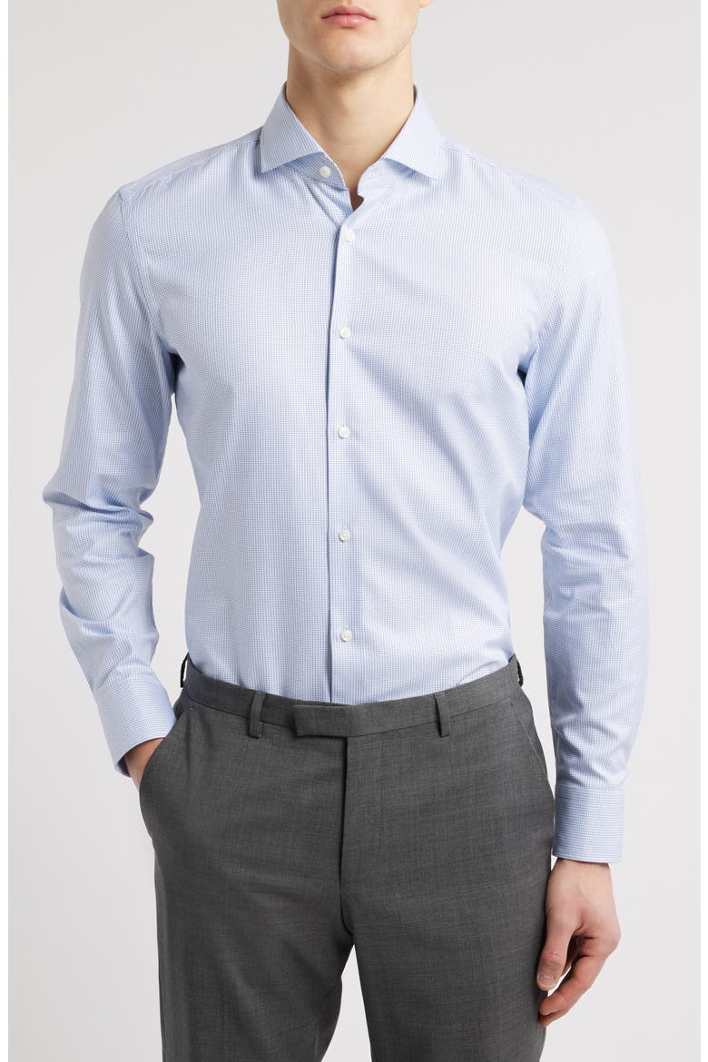 H-Hank Kent Dress Shirt, Main, color, LIGHT BLUE