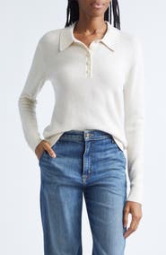 TWP Jorden Cashmere Polo Sweater