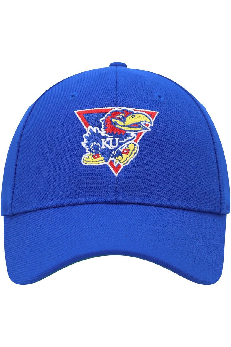 Men's adidas Royal Kansas Jayhawks Vault Slouch Flex Hat, Alternate, color, Royal