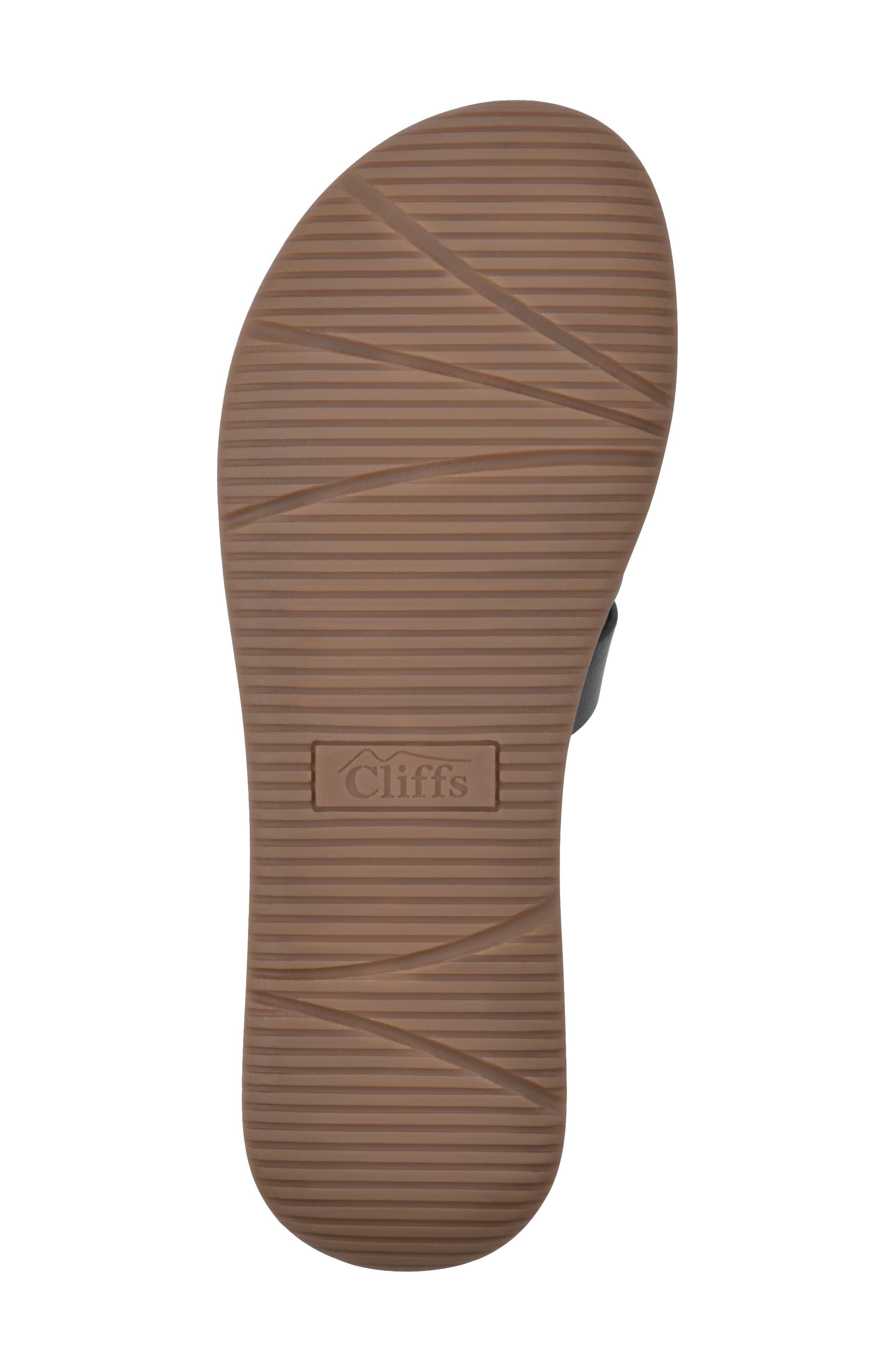 CLIFFS BY WHITE MOUNTAIN Squarely Woven Slide Sandal, Alternate, color, 