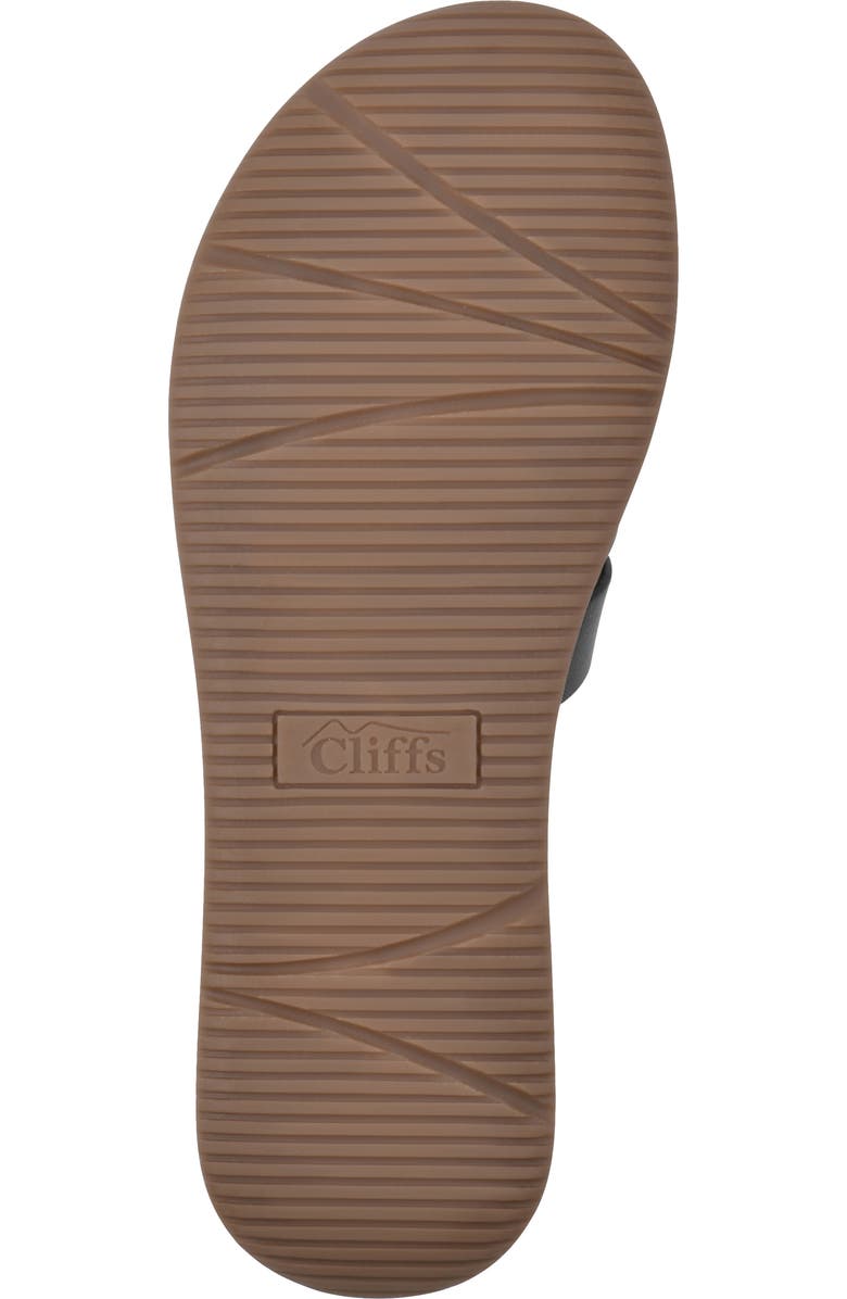CLIFFS BY WHITE MOUNTAIN Squarely Woven Slide Sandal, Alternate, color,