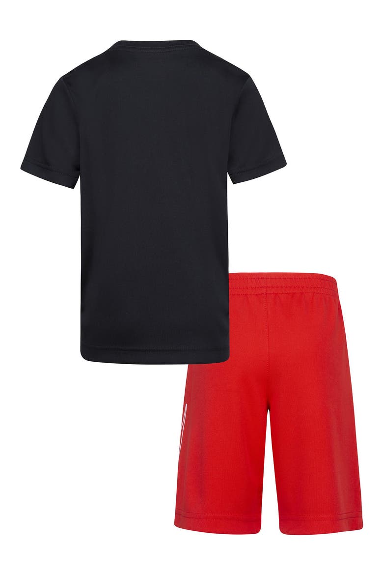 Kids' Dri-FIT T-Shirt & Shorts Set, Alternate, color, UNIVERSITY RED