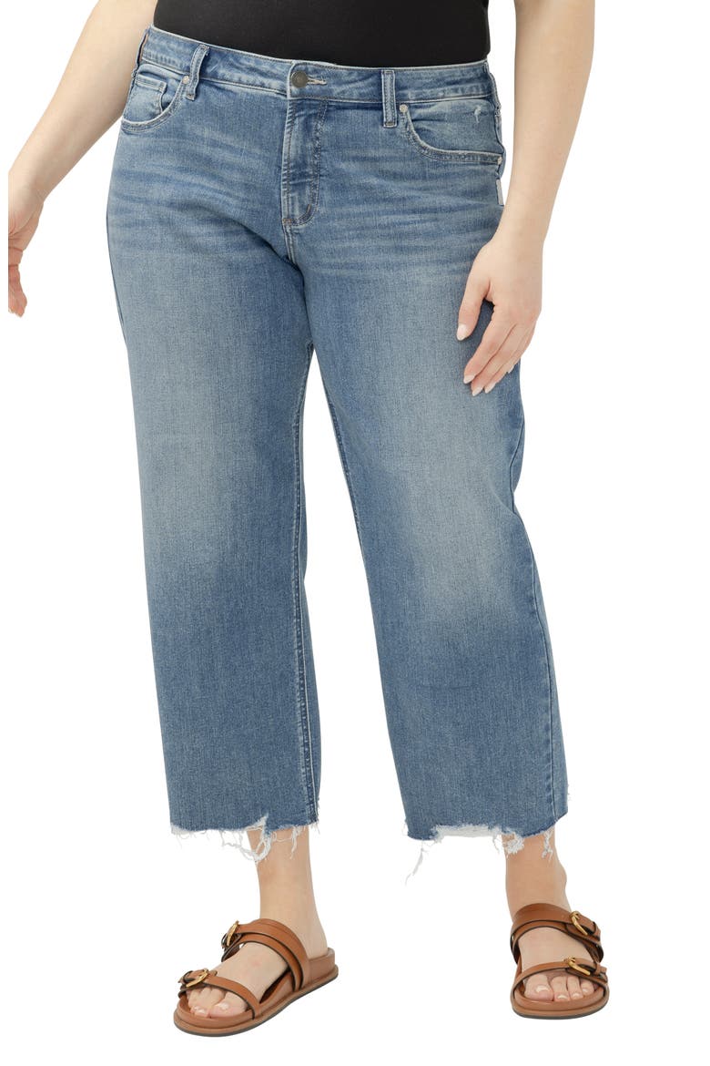 Chelsea Frayed Boyfriend Jeans, Main, color, KICKIN IT