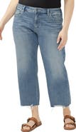 Silver Jeans Co. Chelsea Frayed Boyfriend Jeans
