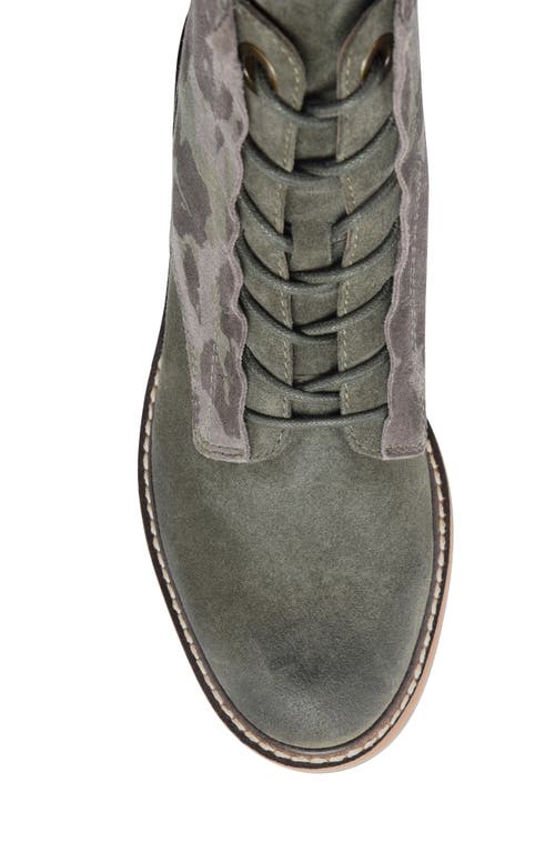 Comfortiva Renn Lace-up Boot In Green