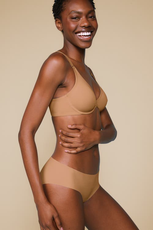 Harper Wilde Base Unlined Bra In Tan