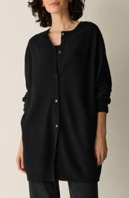 Eileen Fisher Long Wool Cardigan