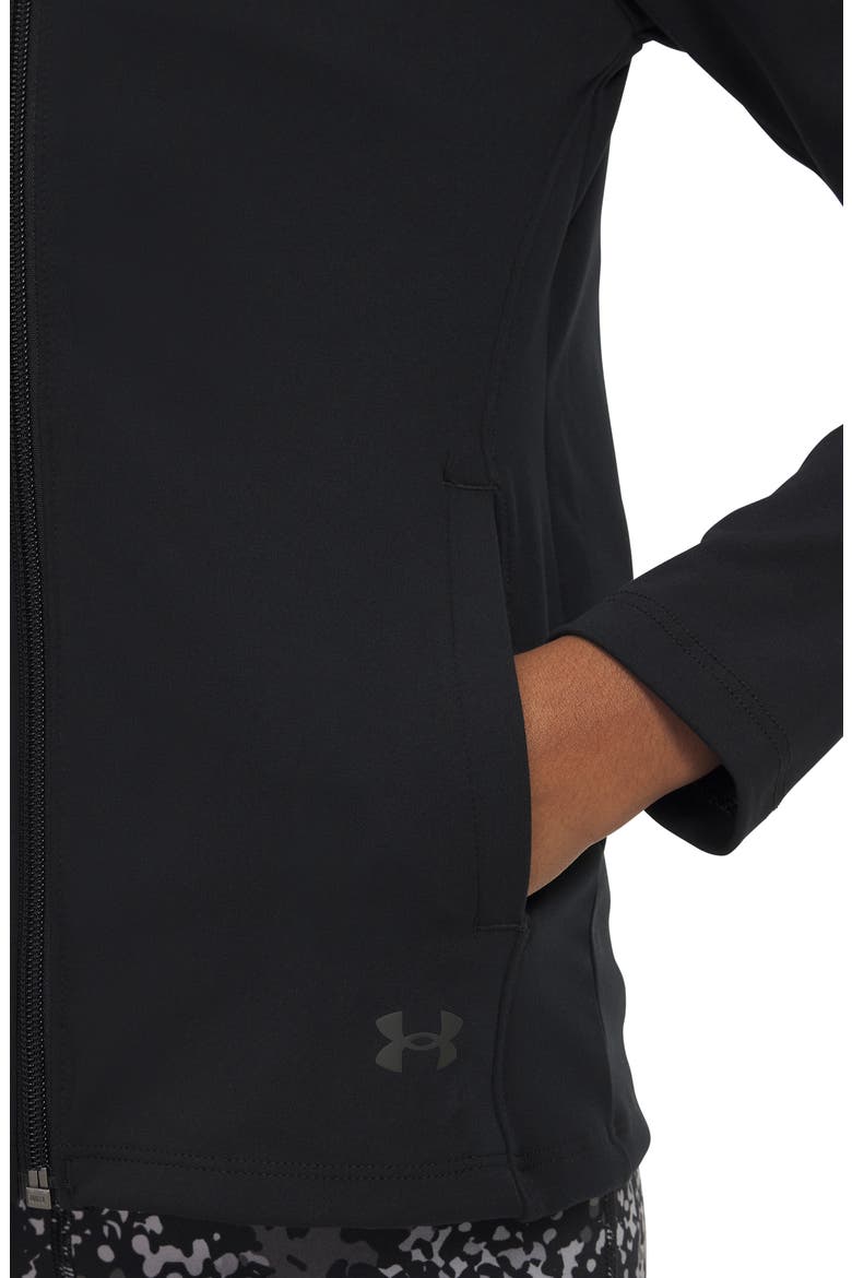 Kids' Motion Zip Front Jacket, Alternate, color, BLACK