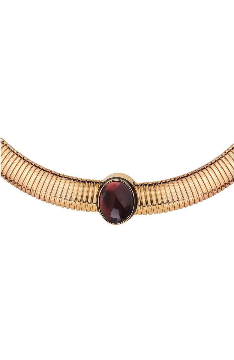 RC RETRO CHIC Gladiator Necklace, Alternate, color, Gold & Red