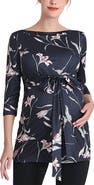 Kimi & Kai Aaira Boat Neck Maternity Top