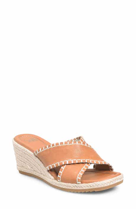Söfft Indie Espadrille Platform Wedge Slide Sandal