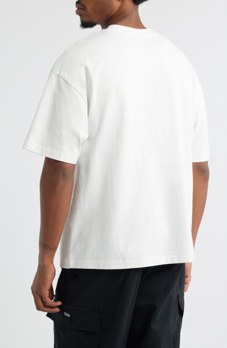 CRIMINAL DAMAGE Gasoline Graphic T-Shirt, Alternate, color, Off-White