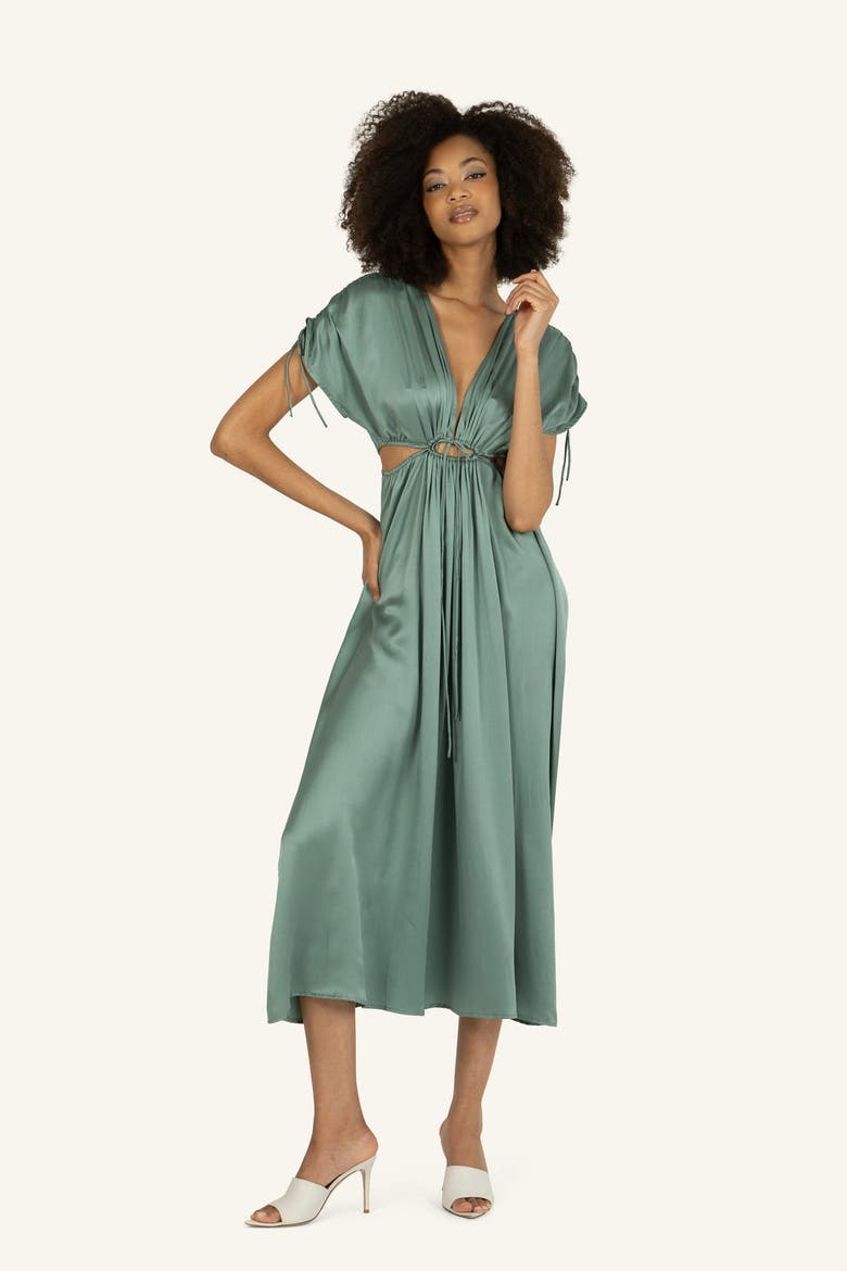 Livy Dress, Alternate, color, Sage