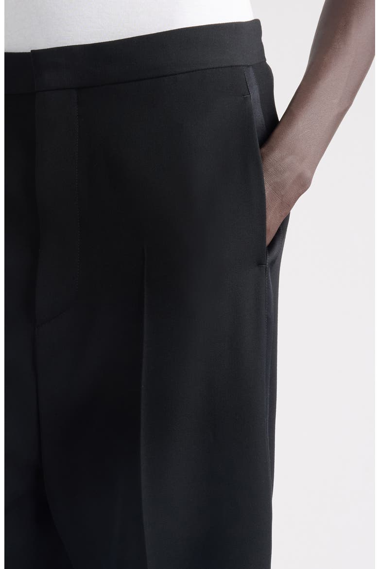 Wool Tuxedo Pants, Alternate, color, BLACK