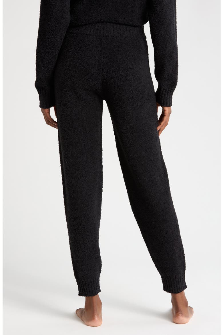 Darianna Fleece Lounge Pants, Alternate, color, BLACK