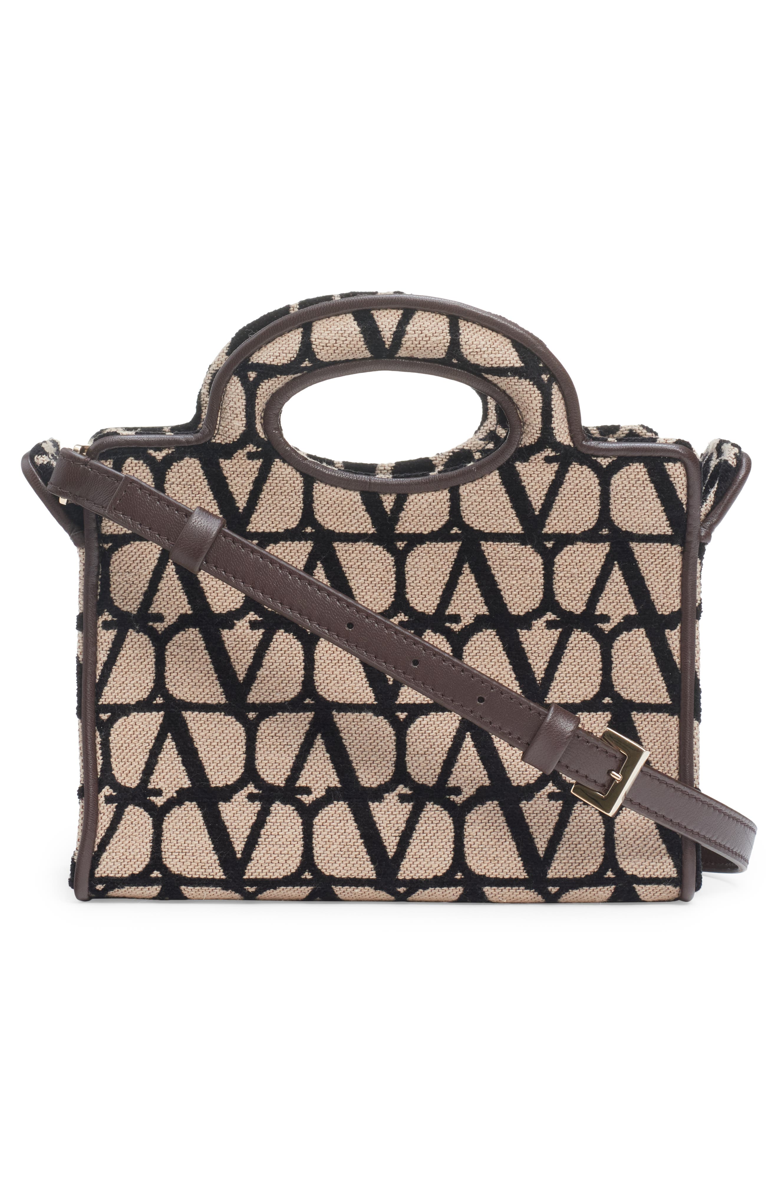 Valentino Garavani Small La Troisième VLOGO Toile Print Canvas Tote, Alternate, color, 