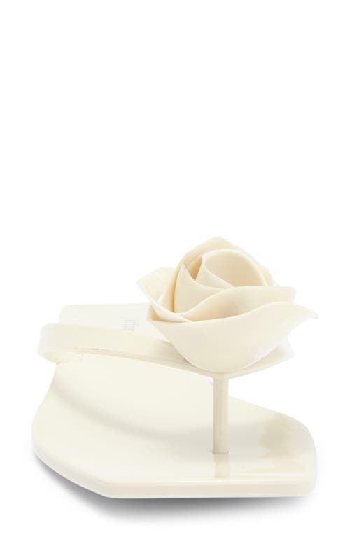 Jeffrey Campbell Lelia Sandal In Cream Shiny