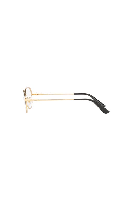 Vogue Eyewear 50mm Irregular Optical Glasses In Gold