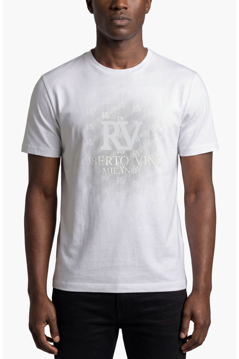 RV Front Slim Fit Tee, Main, color, White