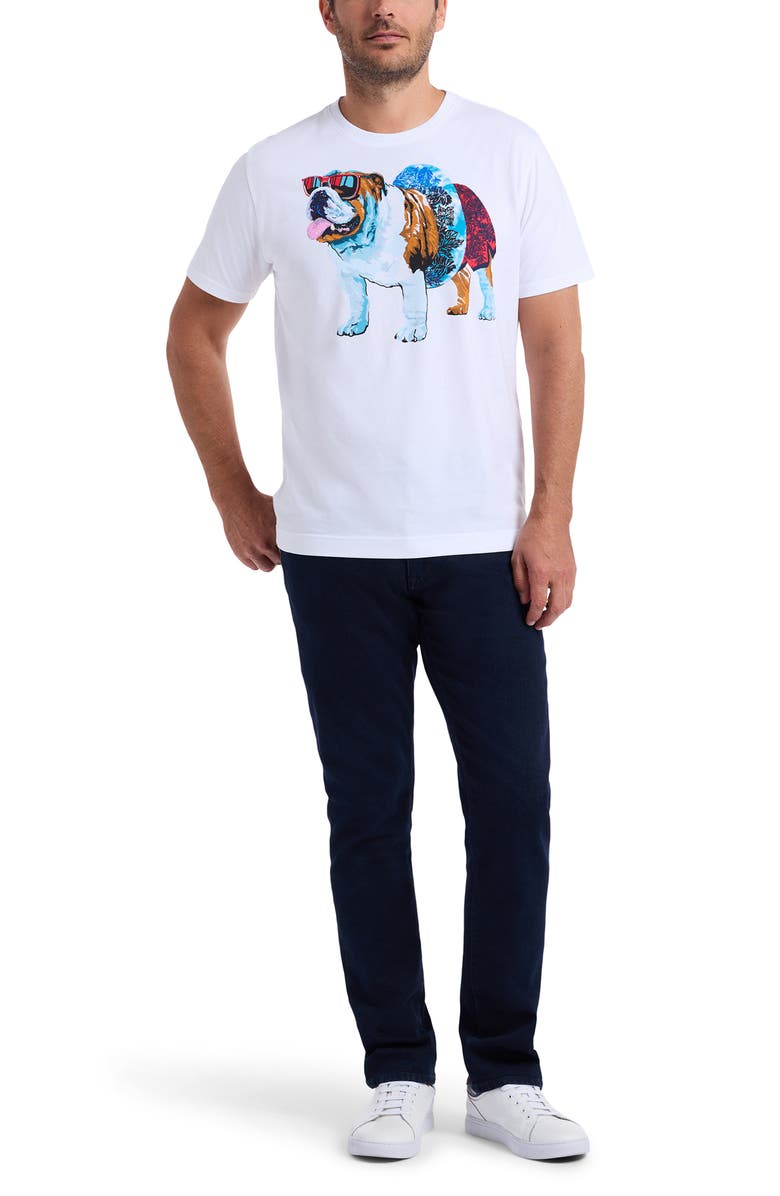 Robert Graham Pool Day Graphic T-Shirt, Alternate, color, White