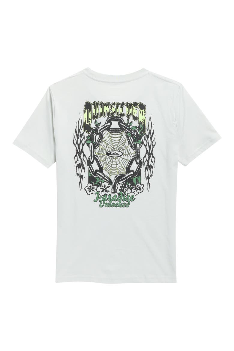 Kids' Unlocked Cotton Graphic T-Shirt, Alternate, color, ICE FLOW