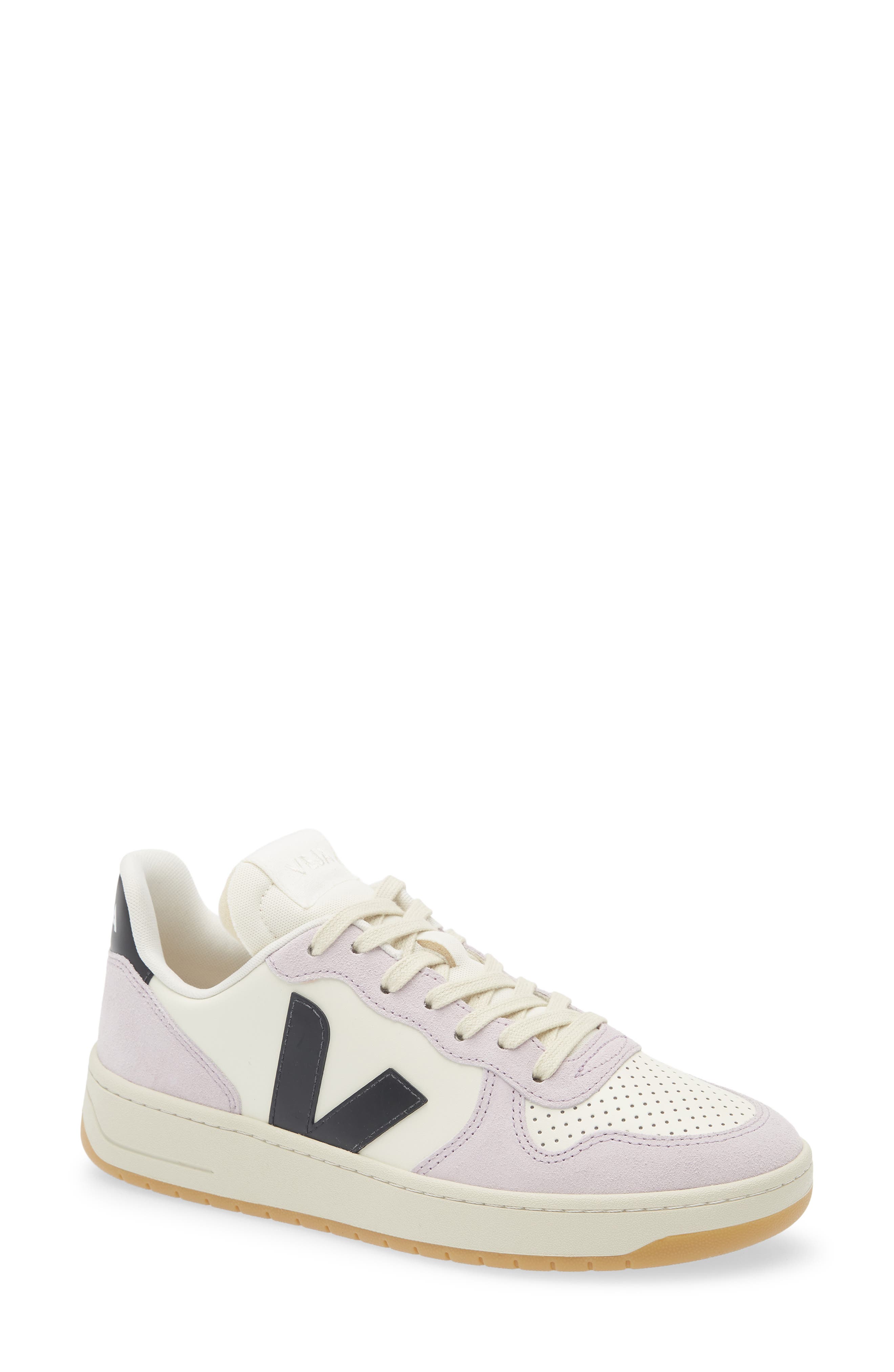 Veja V-10 Prime Sneaker, Main, color, Pure Black Parme